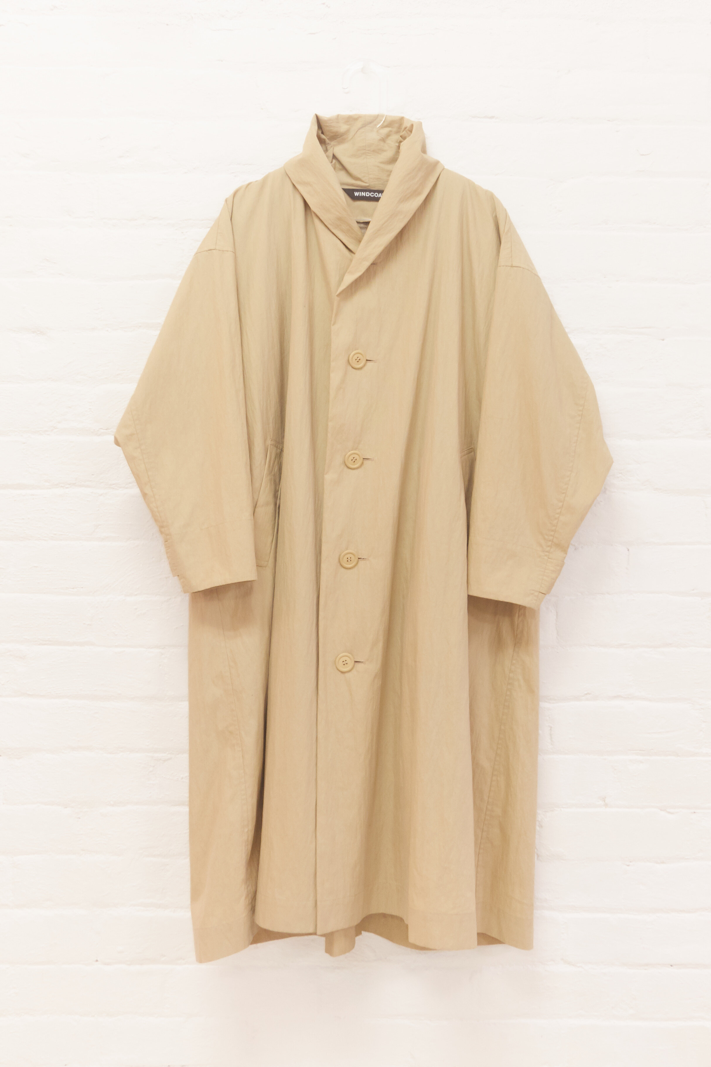 issey miyake windcoat large silhouette coat with detachable lining — a flat  shop